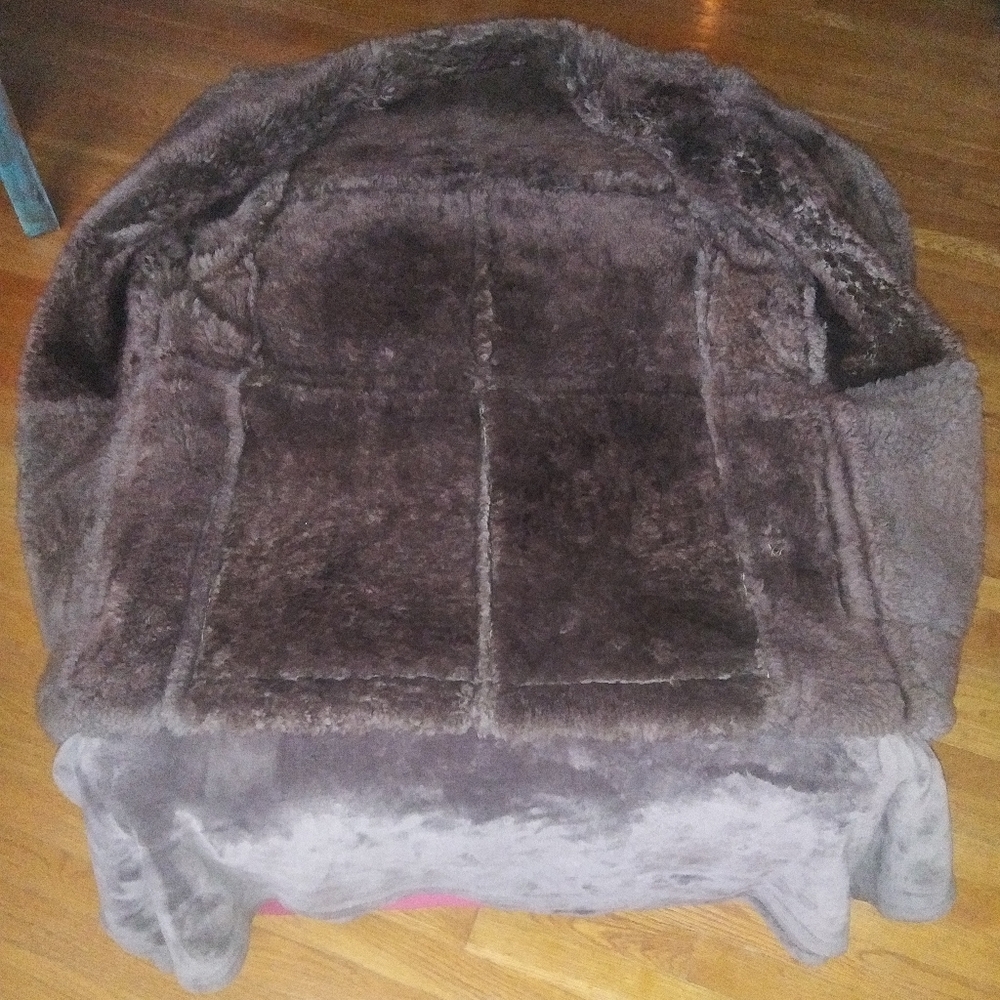 Ferris Bro's Furs Genuine Shearling Sheepskin Vintage Marlboro Man Style Jacket - Picture 4 of 15